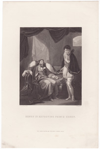 Henry IV reproving Prince Henry